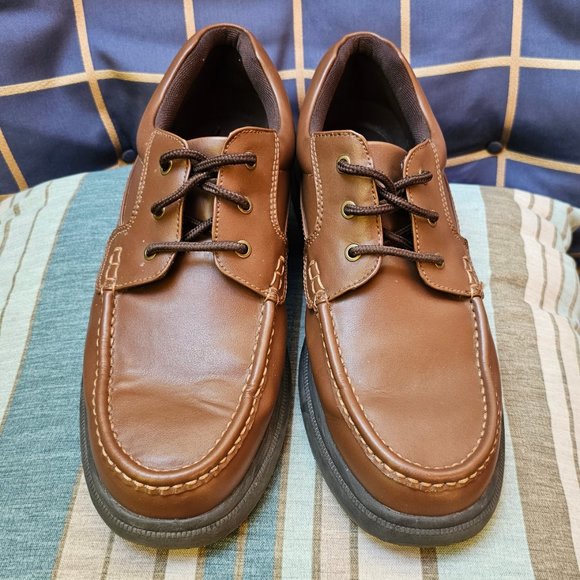 Hush Puppies "Gus" in FULL-GRAIN leather, VGUC, hard to find size - Picture 6 of 16